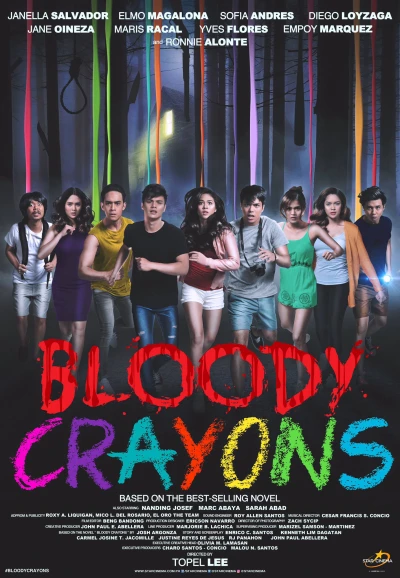 Bút Sáp Màu Máu - Bloody Crayons